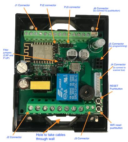 Wifi_open() prints content of all register in console and close