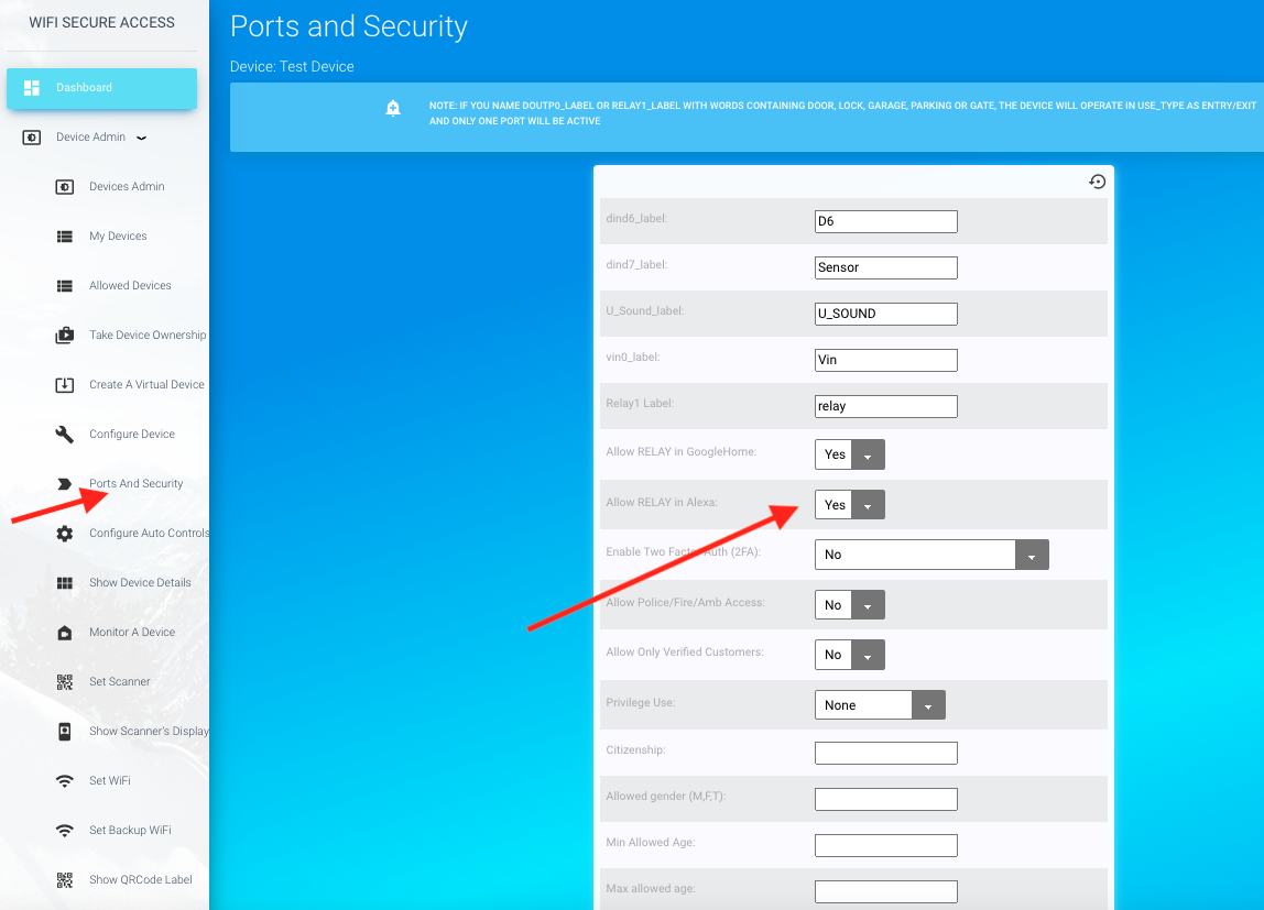 Wifi_open() prints content of all register in console and close